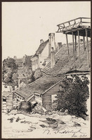 KT 1605
<br/>
Buurtje achter de Kostverloren Wetering
<br/>
<em>Lensselink, Rens (1860-1946)</em>